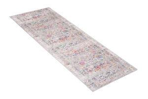 Covor Traversă Lazur Gri Multicolor Vintage