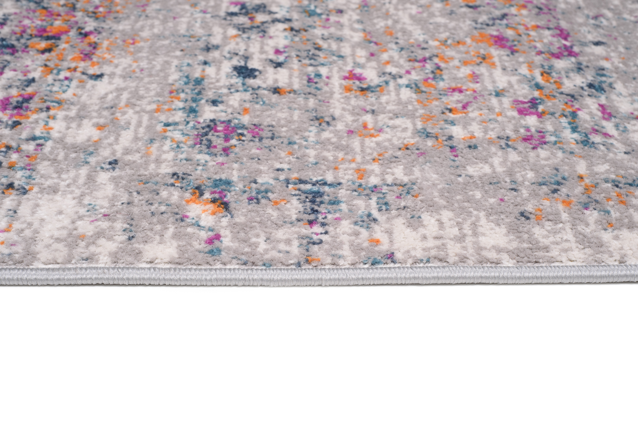 Covor Traversă Lazur Gri Multicolor Vintage