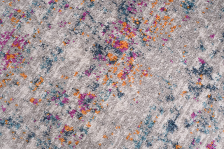 Covor Traversă Lazur Gri Multicolor Vintage