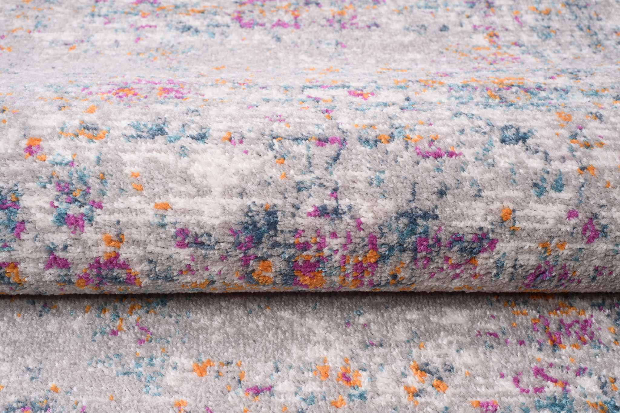 Covor Traversă Lazur Gri Multicolor Vintage