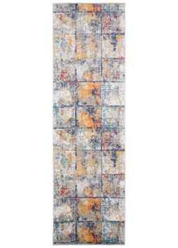 Covor Traversă Lazur Multicolor Pătrate