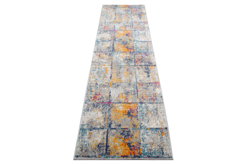 Covor Traversă Lazur Multicolor Pătrate