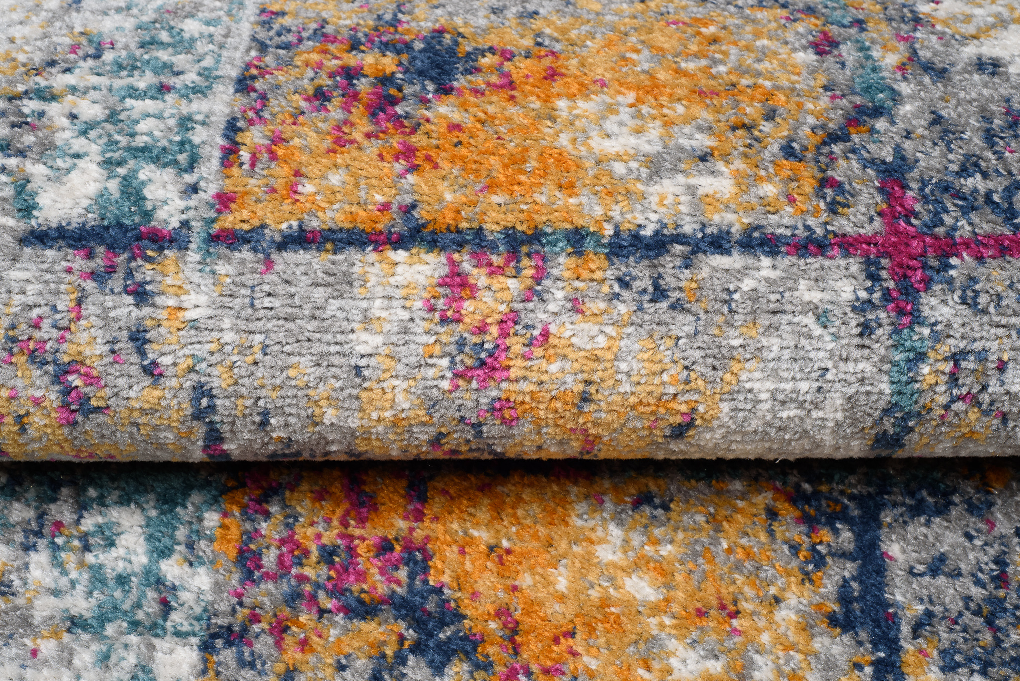 Covor Traversă Lazur Multicolor Pătrate