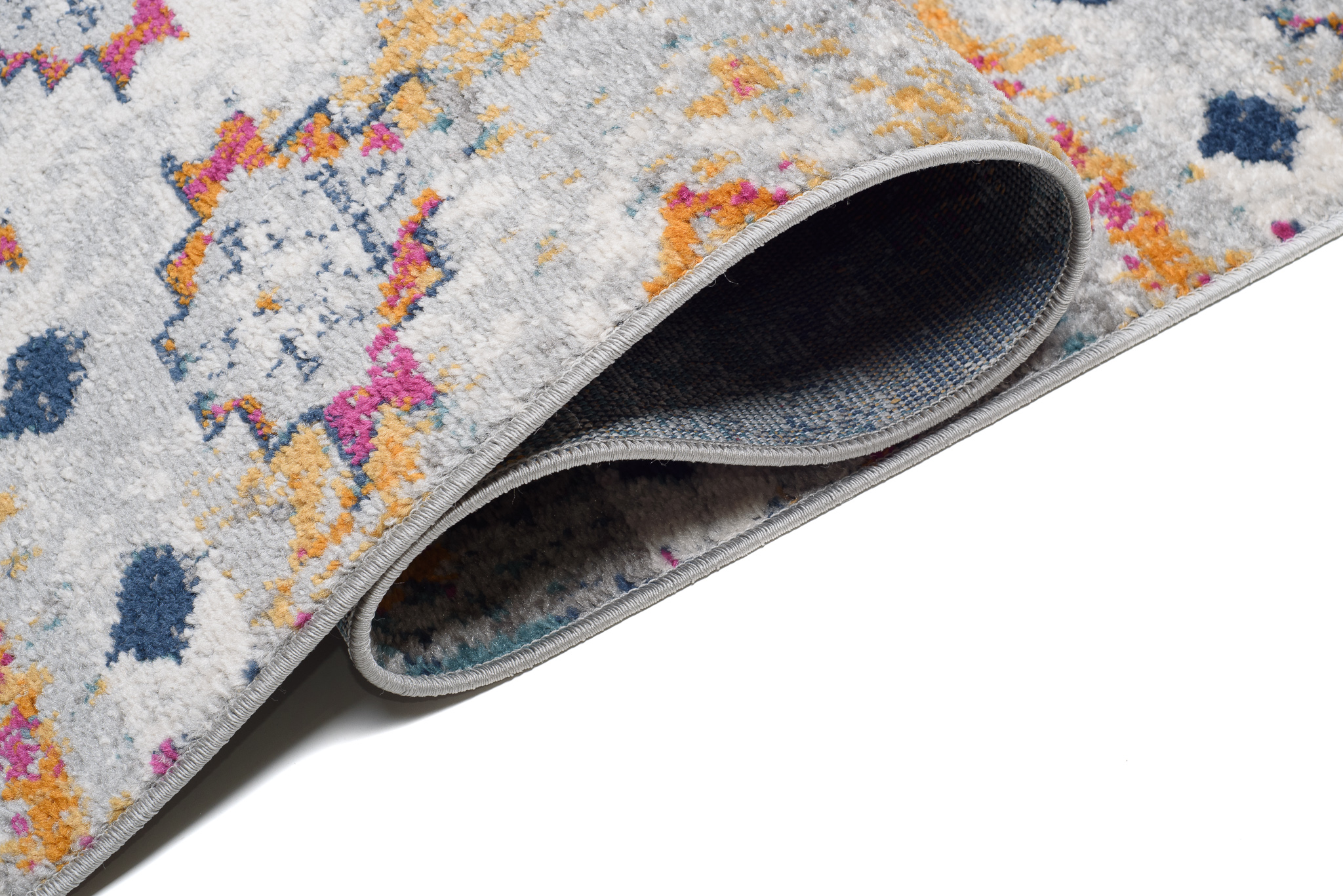 Covor Traversă Lazur Gri Multicolor Boho