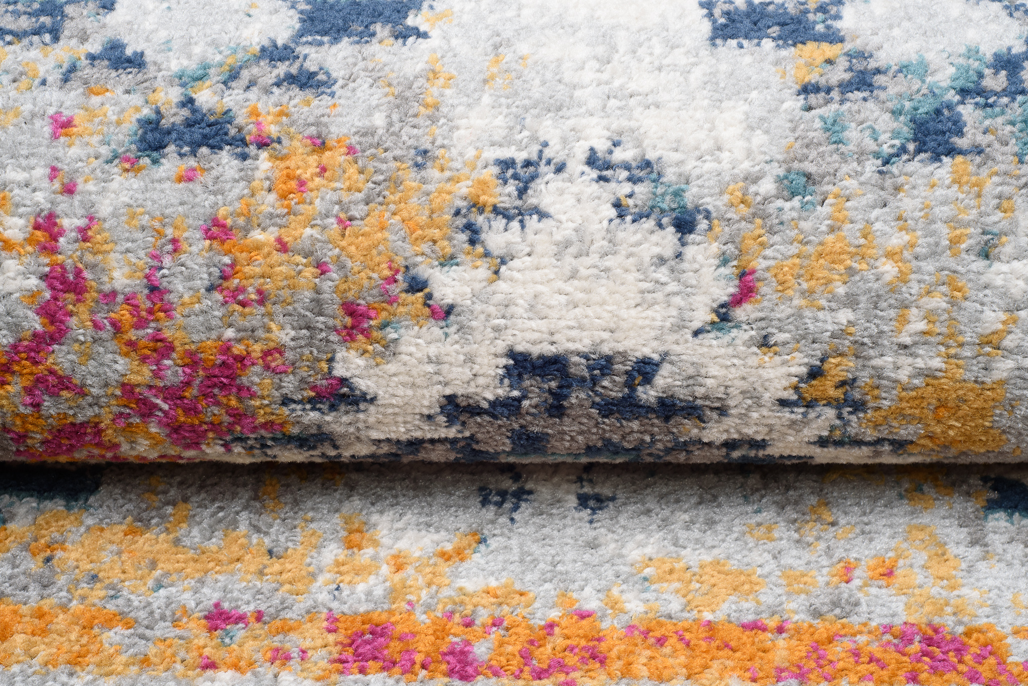 Covor Traversă Lazur Gri Multicolor Boho