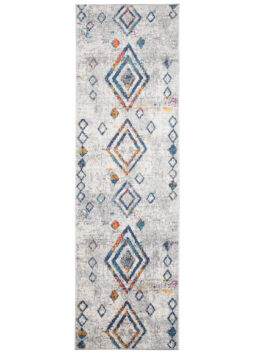 Covor Traversă Lazur Gri Geometric