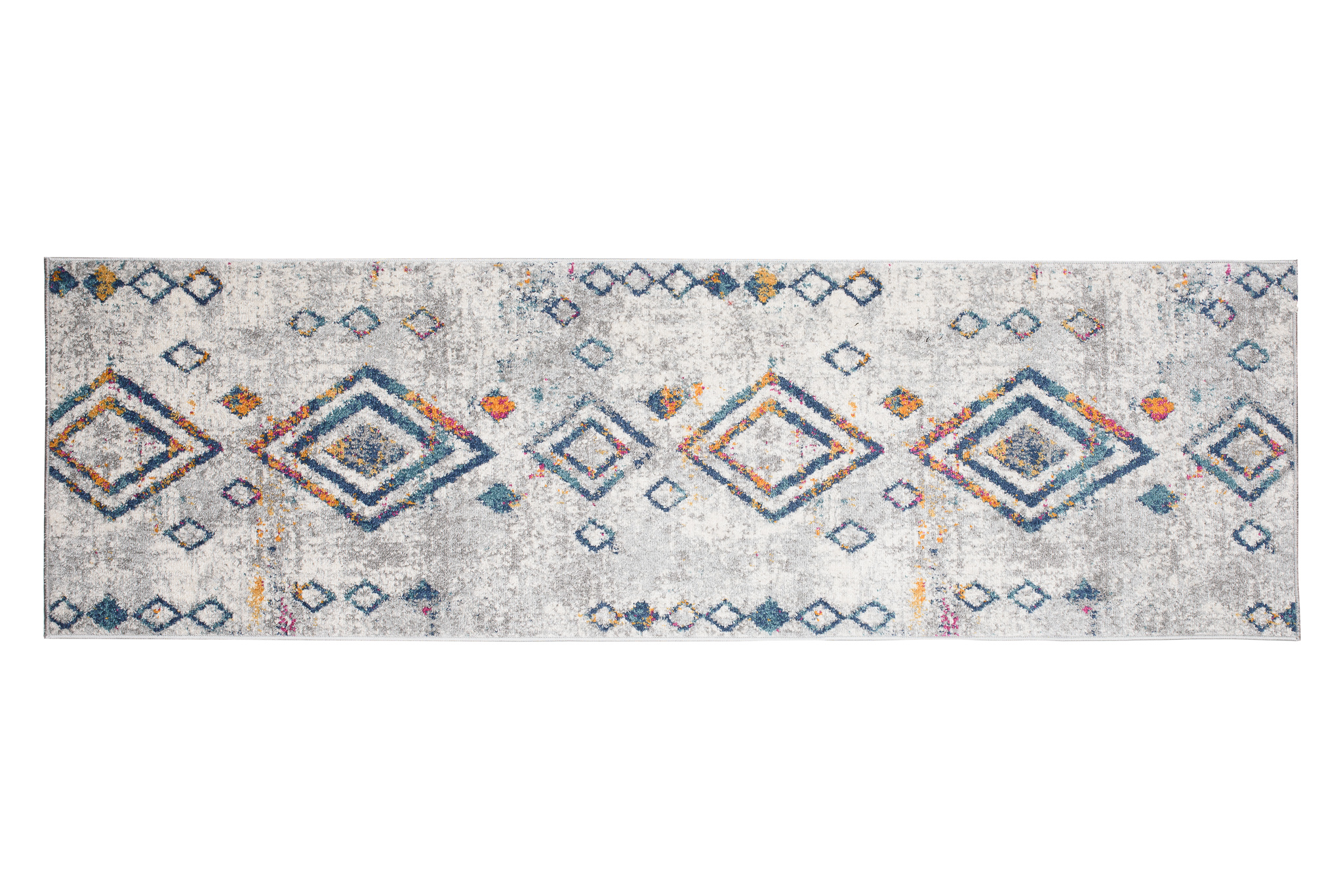 Covor Traversă Lazur Gri Geometric