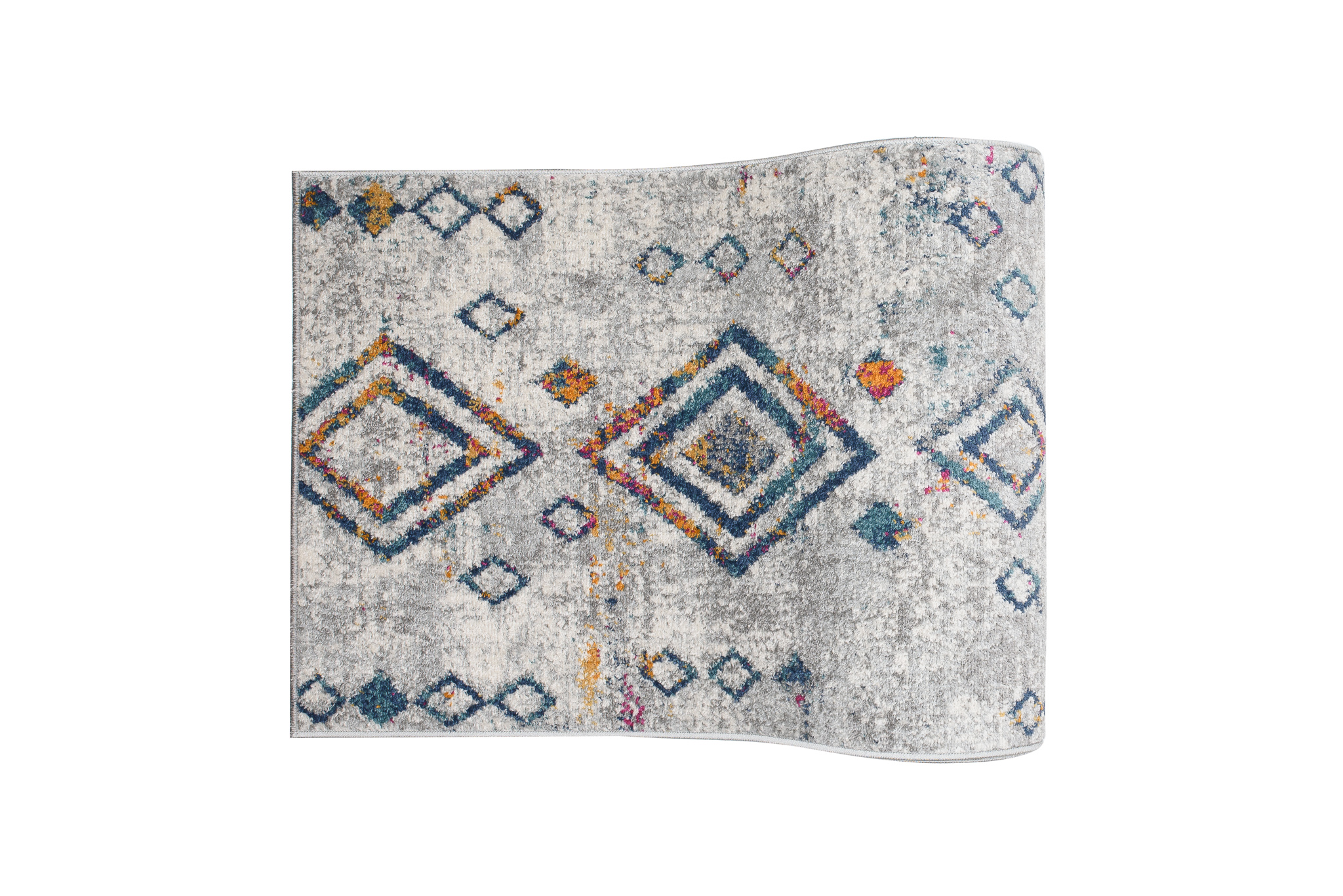 Covor Traversă Lazur Gri Geometric