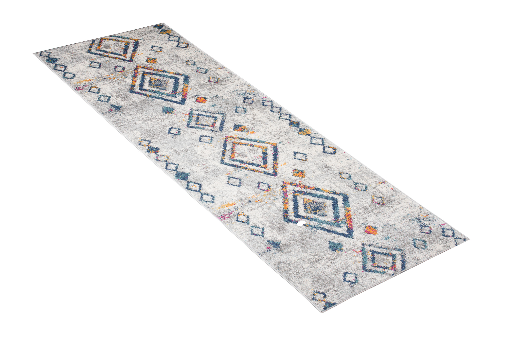 Covor Traversă Lazur Gri Geometric