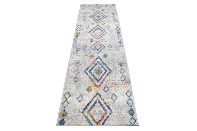 Covor Traversă Lazur Gri Geometric