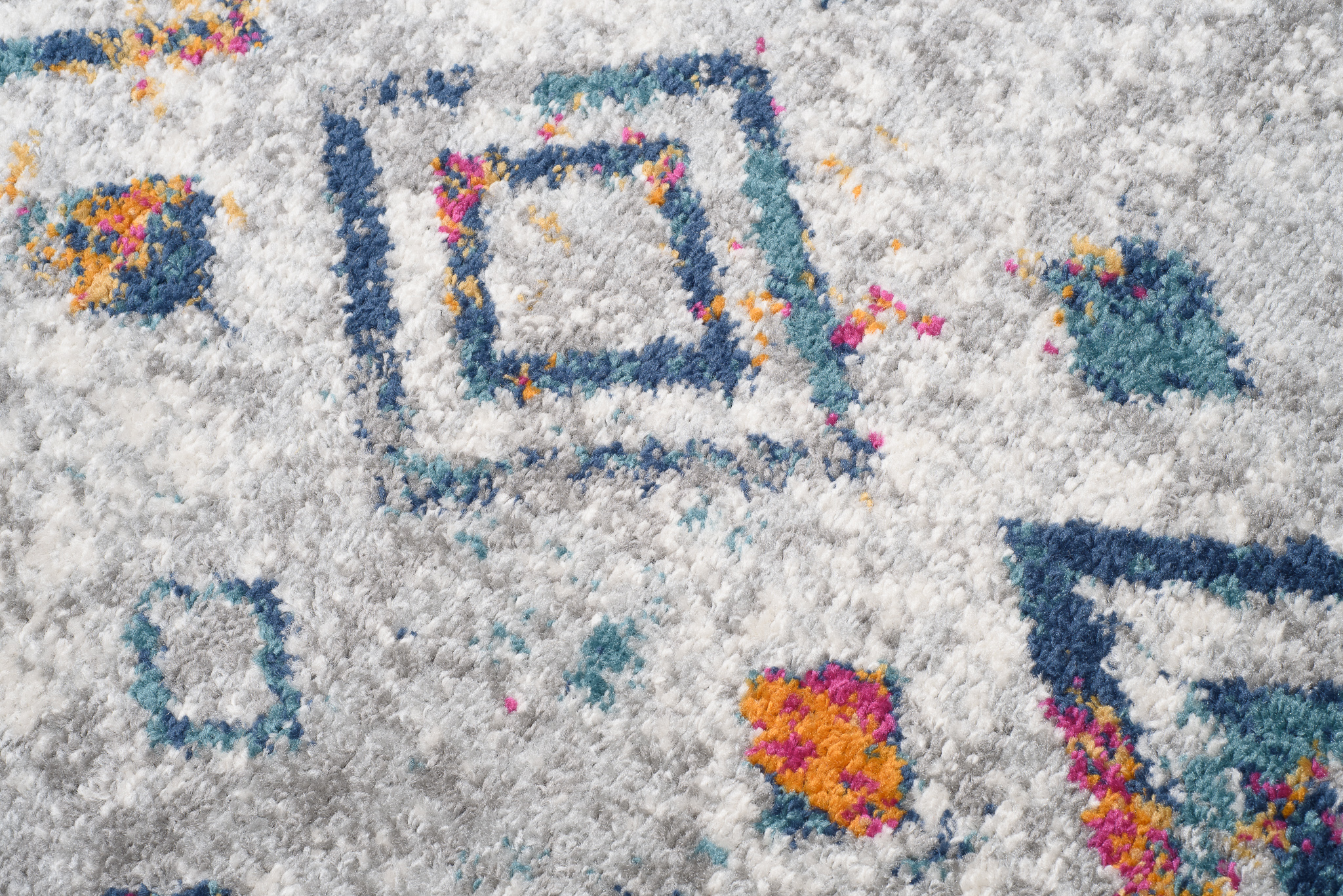 Covor Traversă Lazur Gri Geometric