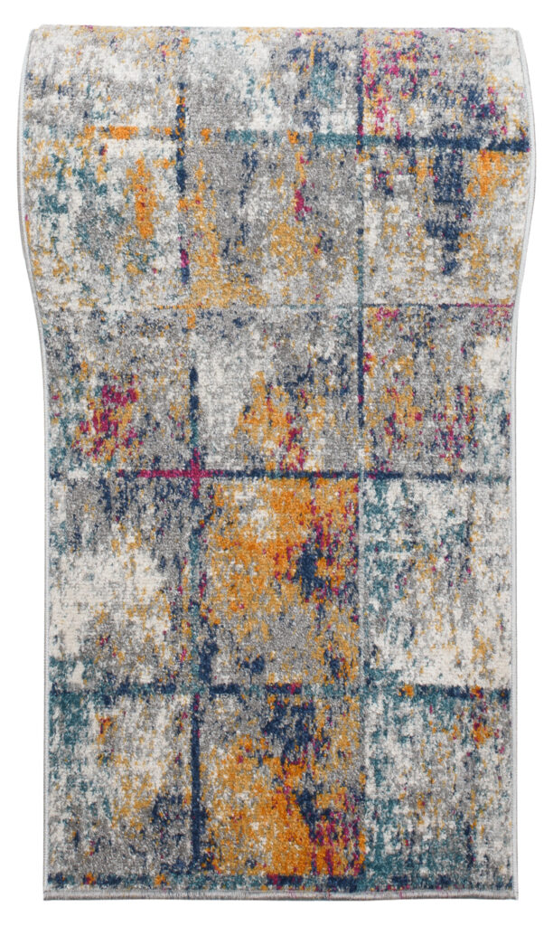 Covor Traversă Lazur Multicolor Pătrate