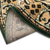 Covor Atlas Rotund Clasic cu Ornament Bej și Verde