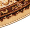 Covor Atlas Rotund cu Ornament Bej Deschis
