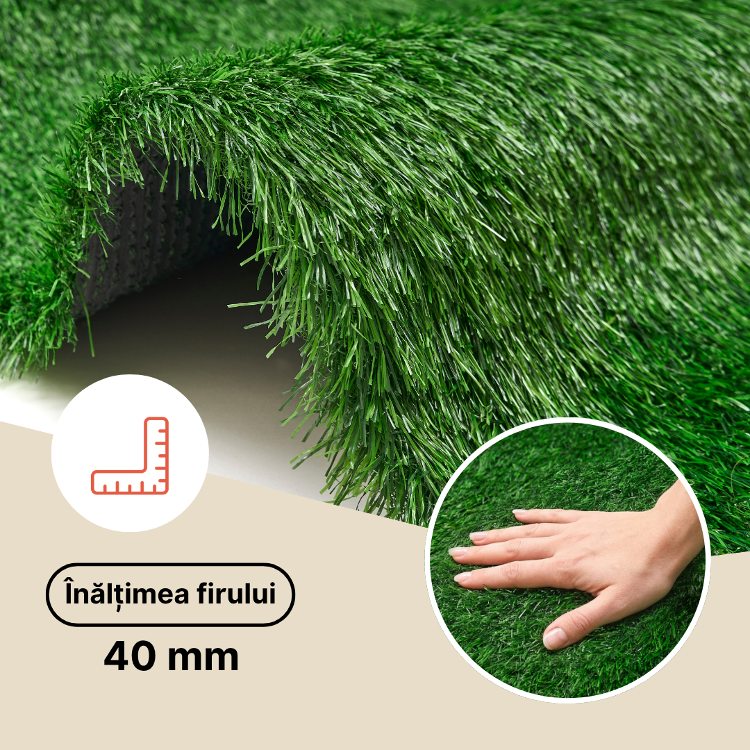 Gazon Artificial Verde 40mm