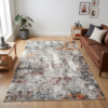 Covor Bari Gri Multicolor Abstract