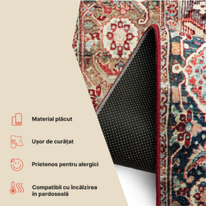 Covor Ispahan Vișiniu Tradițional