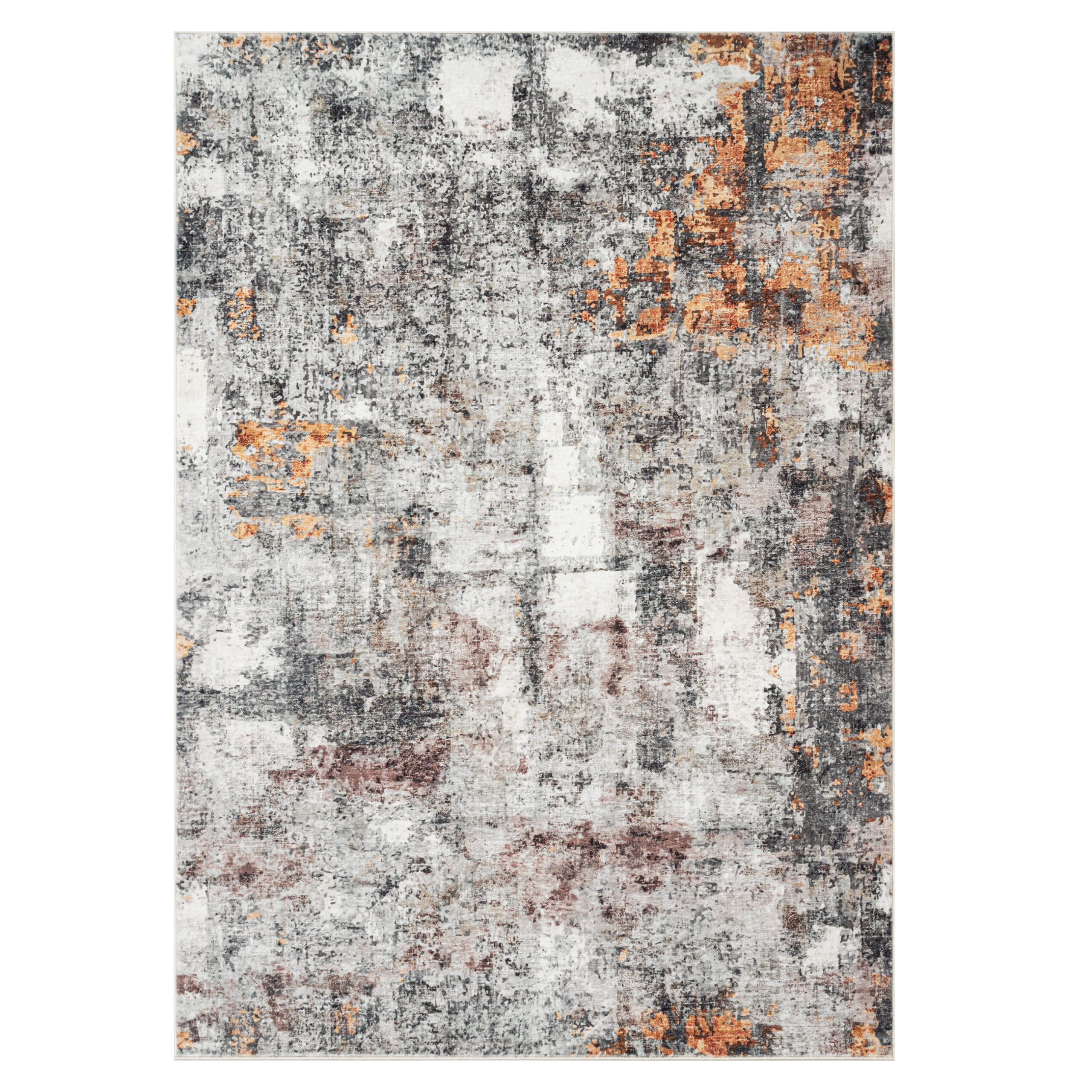 Covor Bari Gri Multicolor Abstract