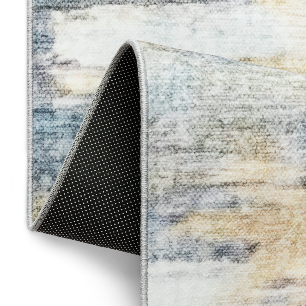 Covor Bari Albastru Bej Abstract