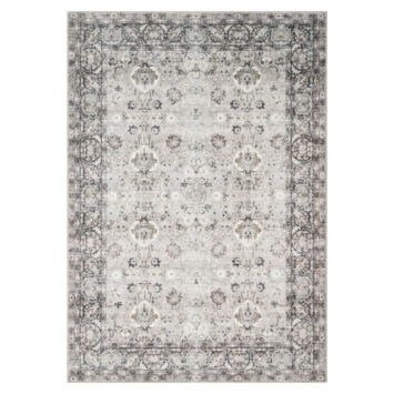 Covor Ispahan Gri Verde Motiv Floral