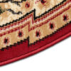 Covor Atlas Oval Clasic Ornament Roșu Bej