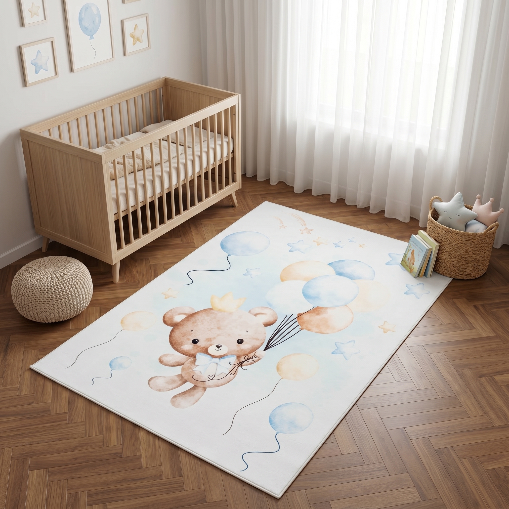 Covor Copii Kids Multicolor Ursuleț