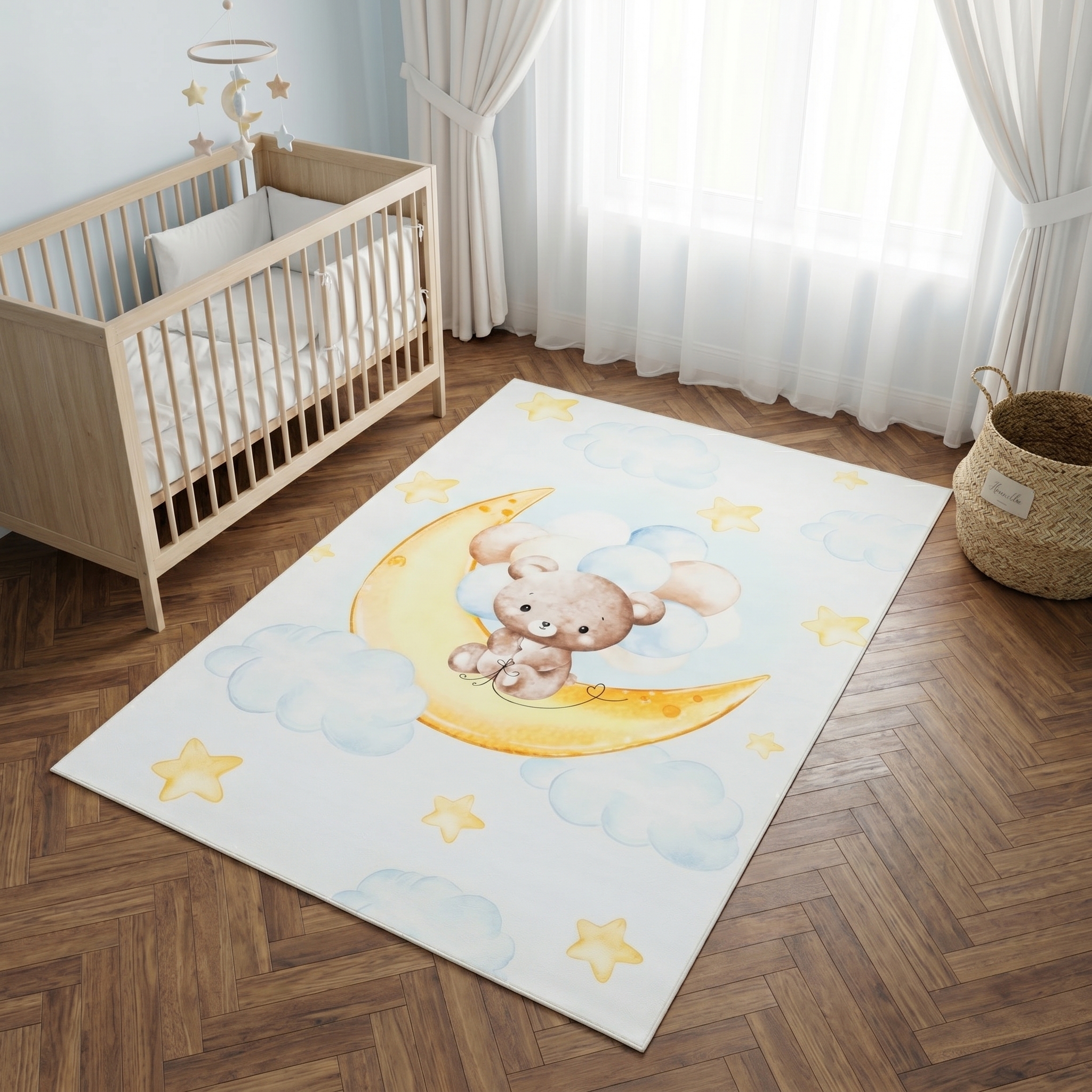 Covor Copii Kids Multicolor Lună