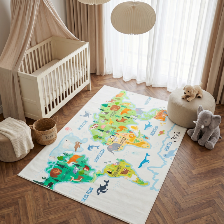 Covor Copii Kids Multicolor Lume