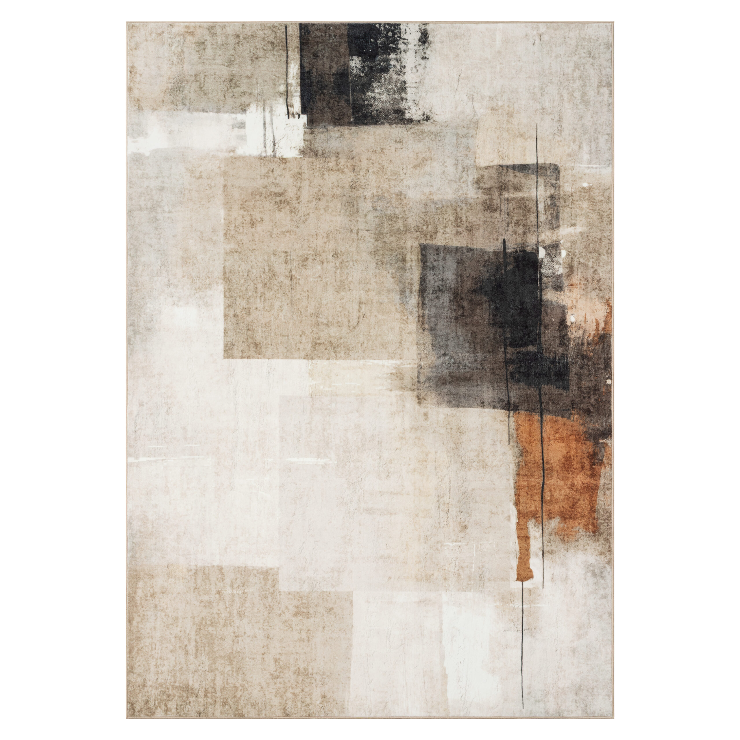 Covor Venezia Crem Maro Abstract