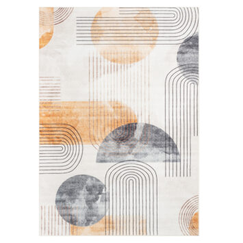 Covor Venezia Crem Portocaliu Geometric