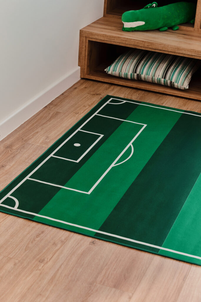 Covor Copii Snooki Teren de Fotbal Verde Antiderapant