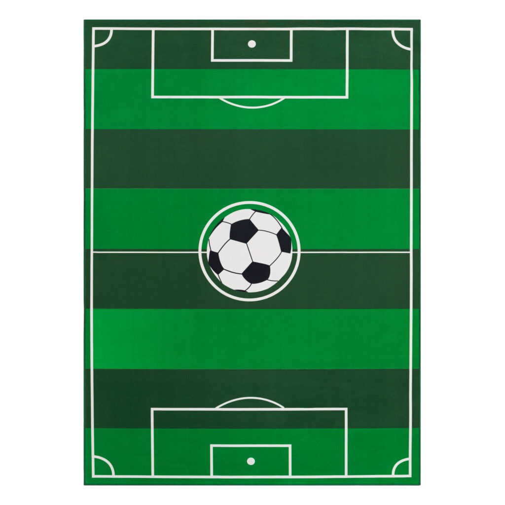 Covor Copii Snooki Teren de Fotbal Verde Antiderapant