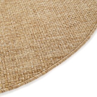 Covor de Exterior Yucana Rotund Bej