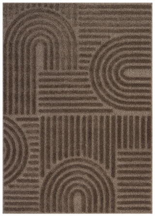 Covor Linea 3D Taupe Patchwork