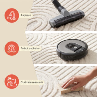 Covor Linea 3D Crem Patchwork