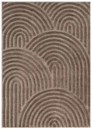 Covor Linea 3D Taupe Valuri