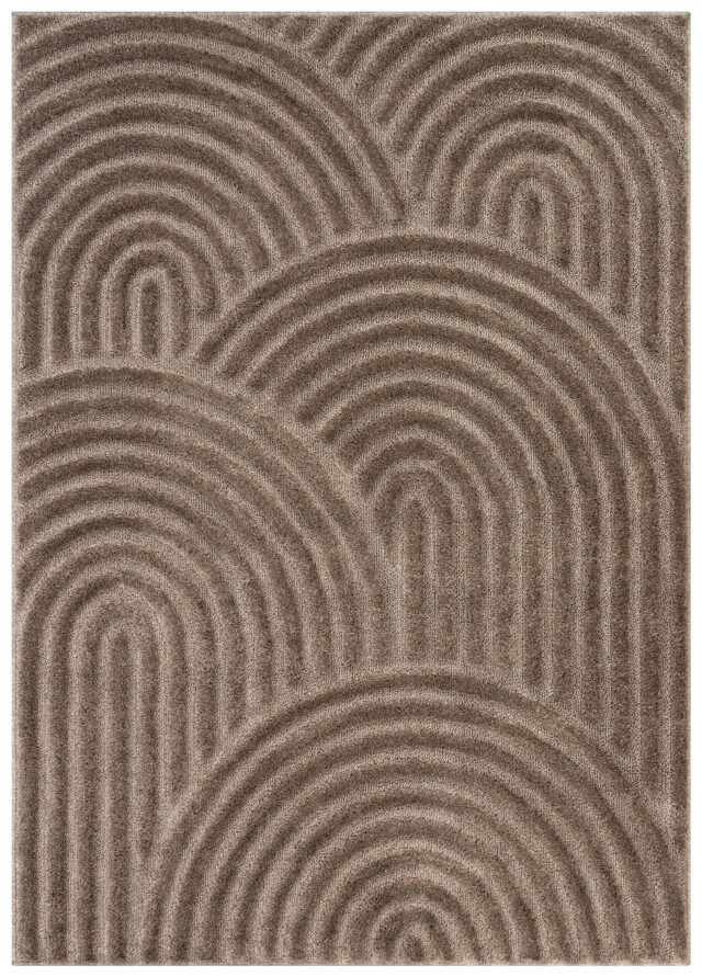 Covor Linea 3D Taupe Valuri