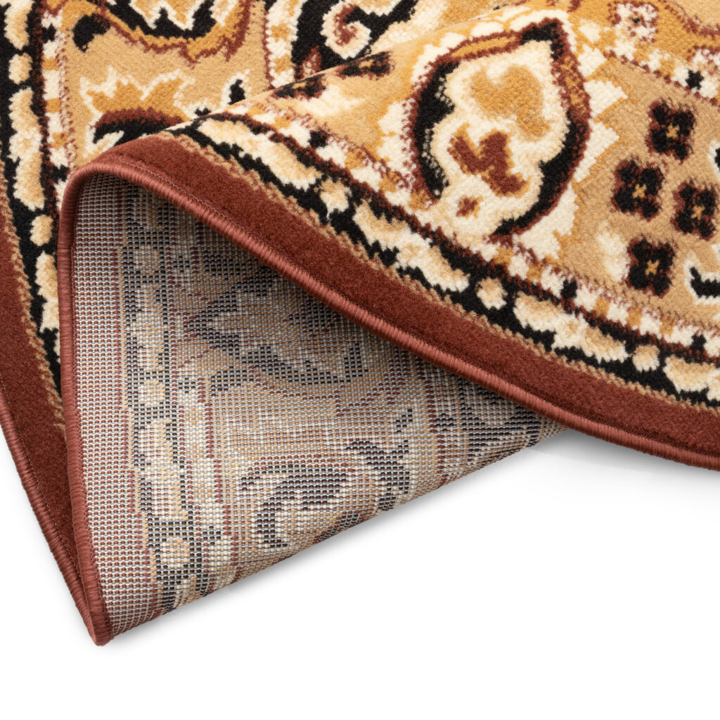 Covor Atlas Oval Clasic Ornament Bej Maro