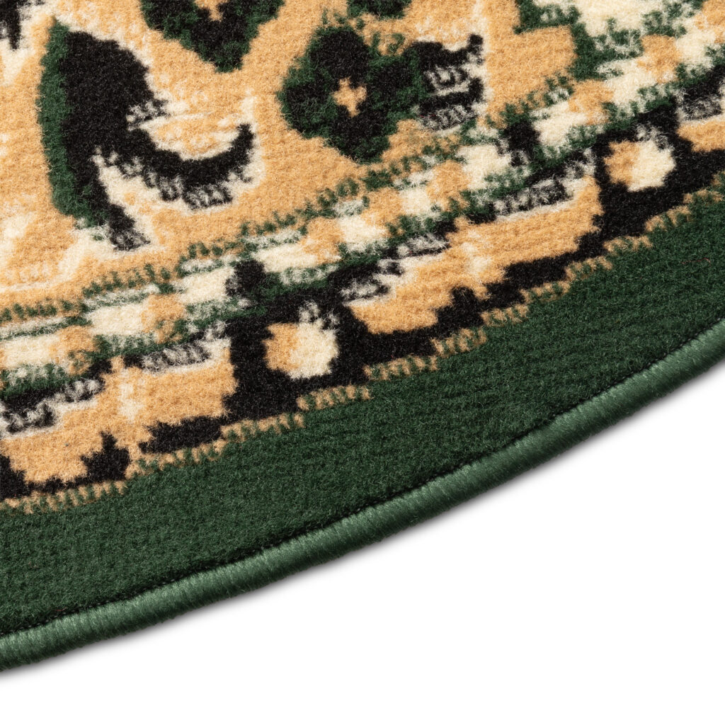 Covor Atlas Oval Clasic Ornament Bej Verde
