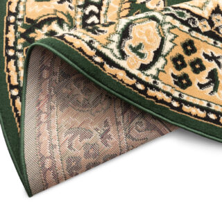 Covor Atlas Oval Clasic Ornament Bej Verde
