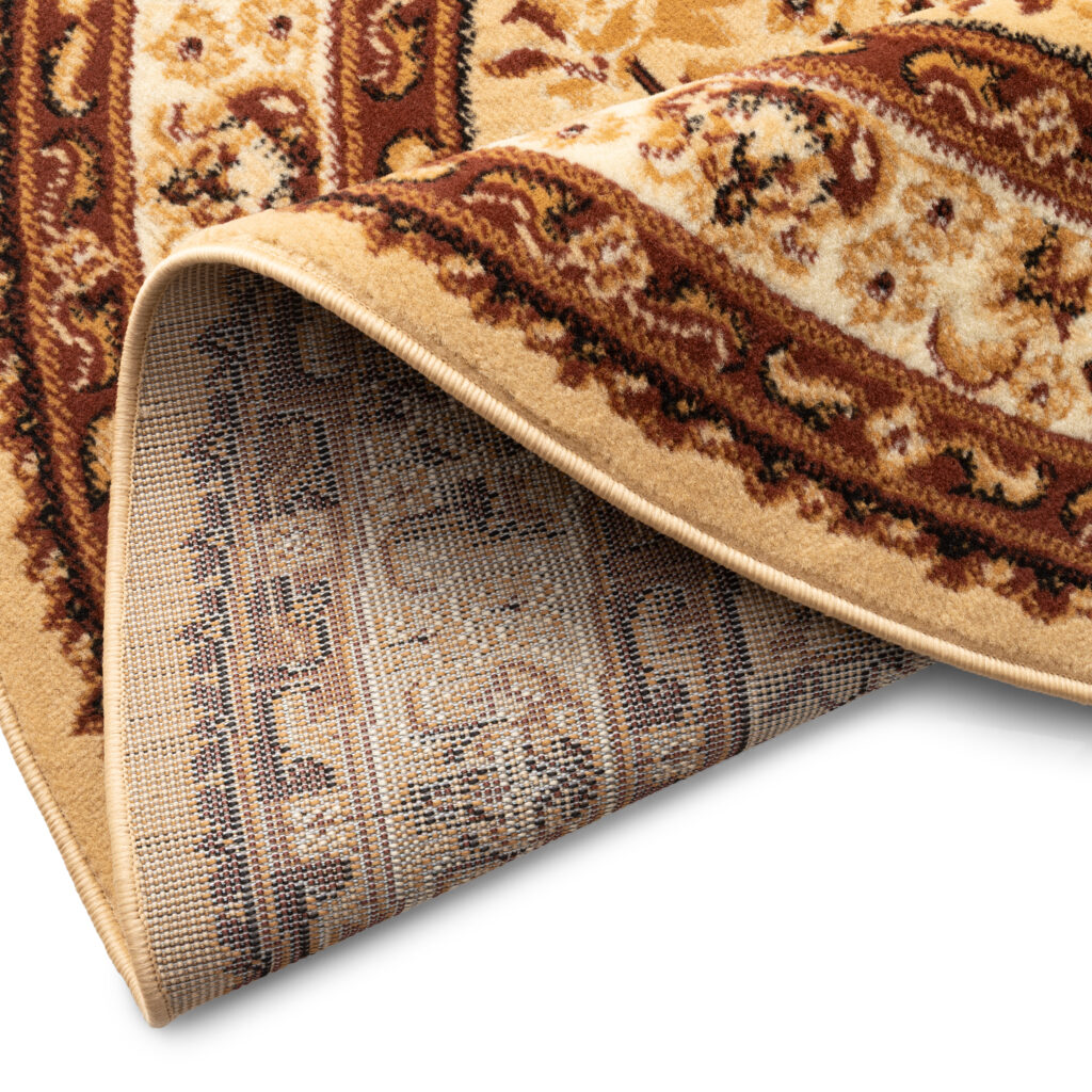 Covor Atlas Oval Ornament Bej Deschis