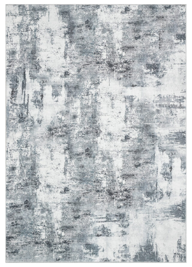 Covor Bari Gri Bleumarin Abstract