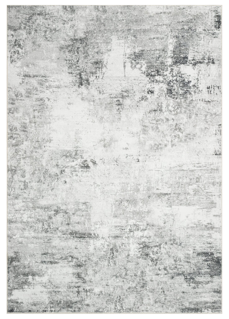 Covor Bari Gri Închis Abstract