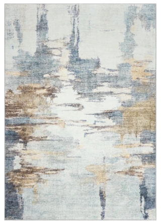 Covor Bari Albastru Bej Abstract