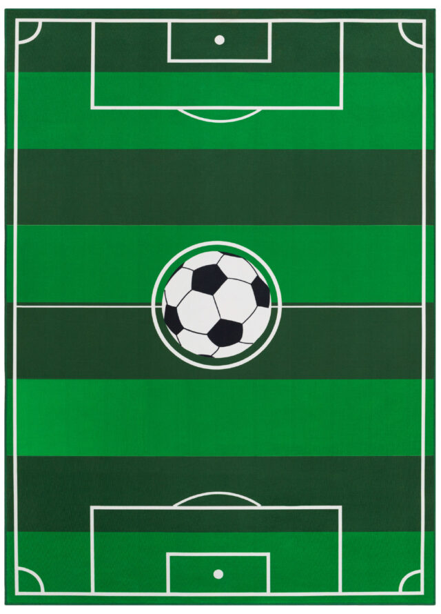 Covor Copii Snooki Teren de Fotbal Verde Antiderapant