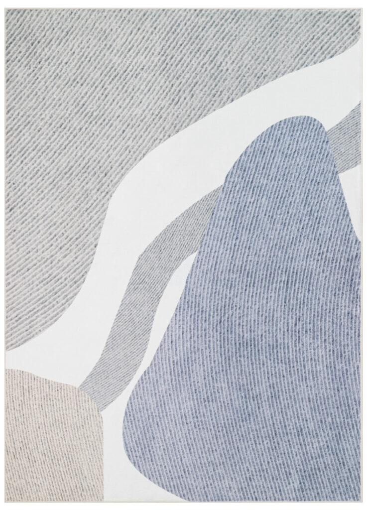 Covor Wisp Gri Albastru Abstract